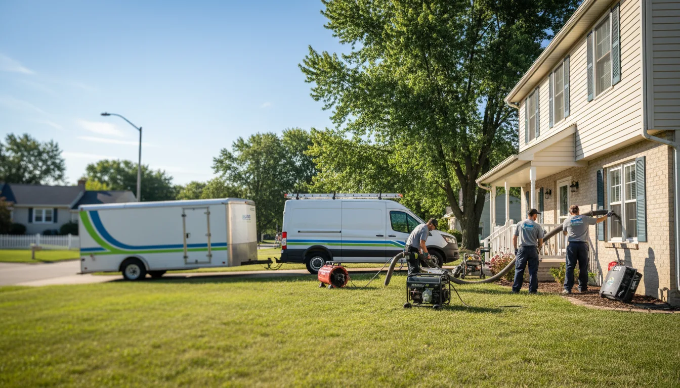 Flooded Basement Restoration And Cleanup With Repair in Marietta, MN near me